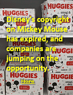 Back in 2021, when the business world realized that one of the most valuable copyrights, the early versions of Mickey Mouse, was going to expire in two years, the race was on to get ready use Mickey on a wide variety of products. On your next trip to the grocery store, you'll see Mickey's face on disposable diapers, and maybe other things. 